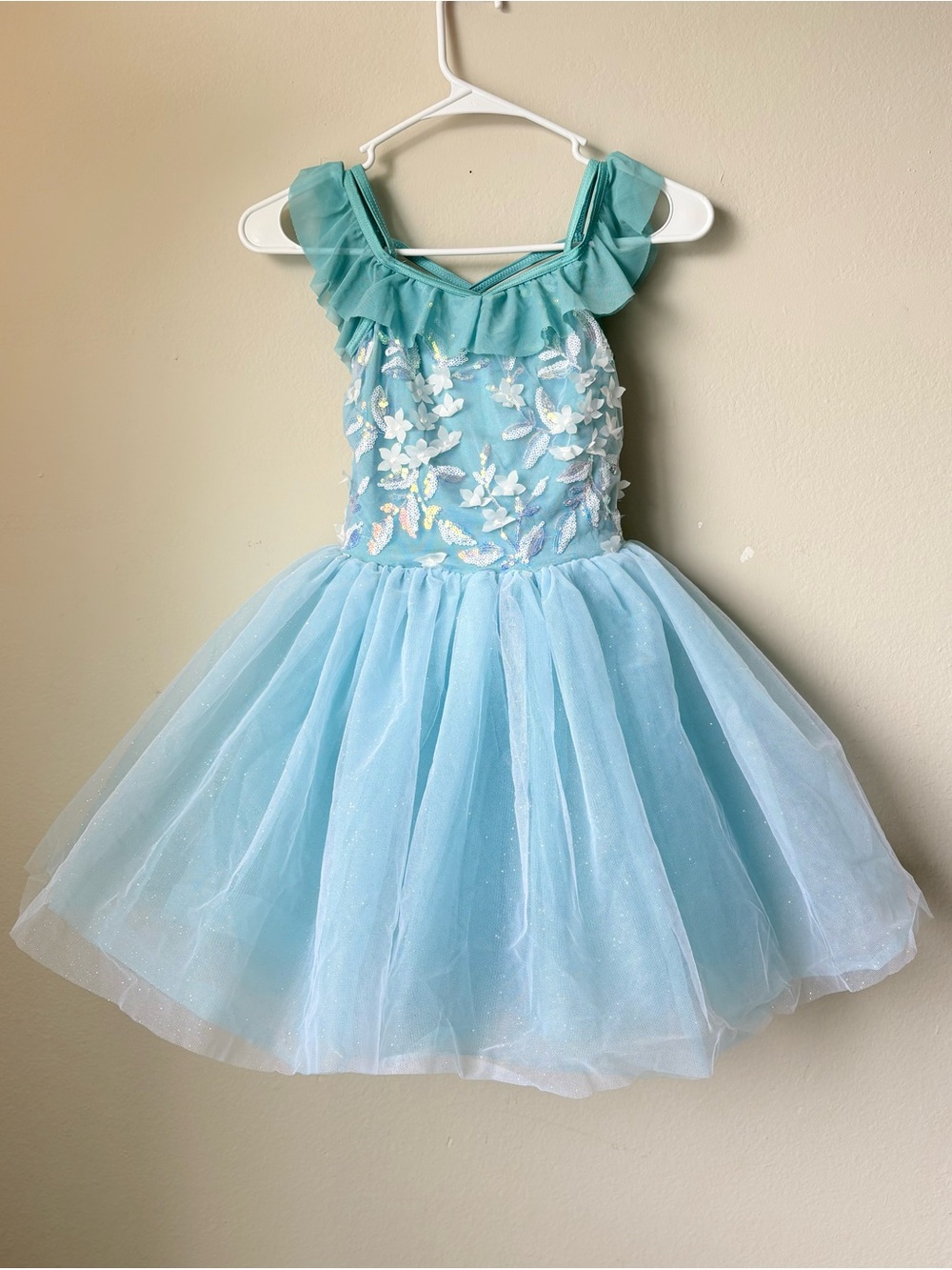 Weissman Blue Floral Ballet Tutu Dress IC Child 3